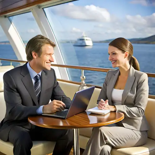 Corporate Meeting on a Yacht