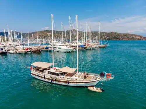 Fethiye’nin Mavi Sularında 24 Metrelik Gulet ile Konforlu Tatil!