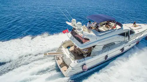 Luxury and Power Combined in Bodrum: Sunseeker Manhattan 62 Motor Yacht (20 Meters, 3 Cabins)