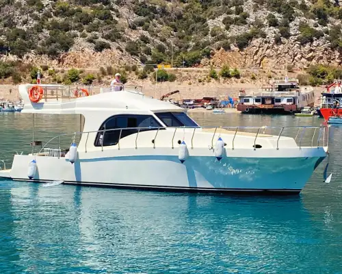 Comfortable and Fun Blue Cruise on a Custom-Made Boat Departing from Antalya
