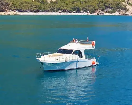 Comfortable and Fun Blue Cruise on a Custom-Made Boat Departing from Antalya