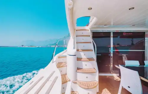 Private Cruise and Swimming Experience on an 18-Meter Motor Yacht in Antalya