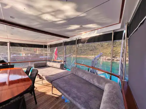 Marmaris Bozburun'da Ege'nin Sakin Koylarında 8 Kişi Kapasiteli Gulet