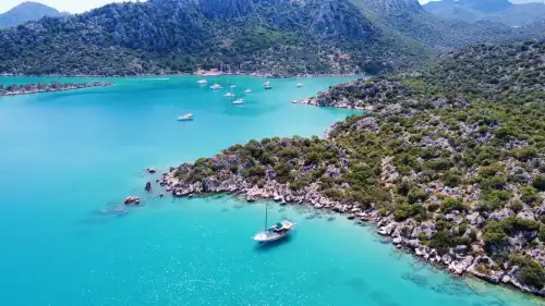 Дневной или ночной круиз на 3-каютной гулете в теплых водах Демре