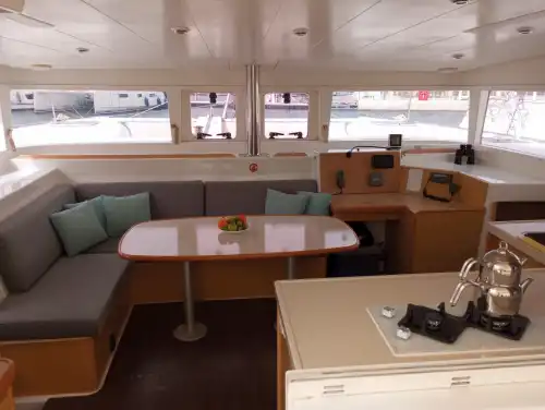 Fethiye'de Lagoon 400 S2 Katamaran Kiralama | 2014 Model 4 Kabin Yunan Adaları