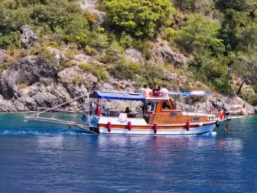 Unforgettable Private Boat Tour for 10 Guests in Fethiye!