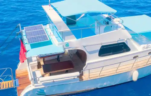 Exclusive Experience Aboard a 12-Meter Custom-Built Motor Yacht in Fethiye’s Turquoise Waters