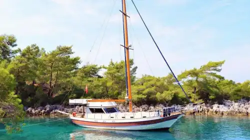 Отправьтесь в плавание по Гёчеку на 3-каютной гулете