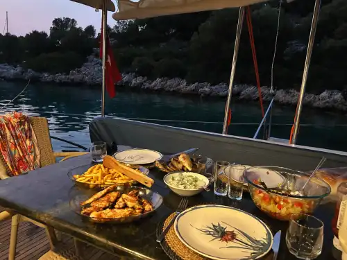 Romantic Getaway in Göcek on a Private Motor Yacht