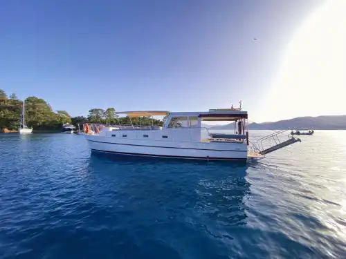 All-Inclusive Gulet Rental in Göcek: BBQ, Sunbeds & More!