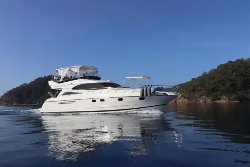 Luxury Princess Yacht Accommodation in Göcek Perfect Option for Swimming and Touring