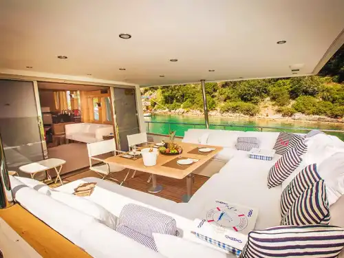 Explore Göcek’s Turquoise Waters with a 4-Cabin Trawler