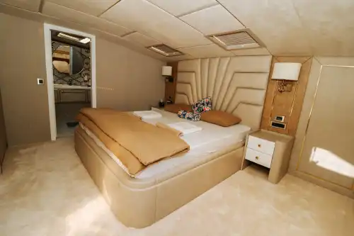 Discover the Deep Blue Waters of Bodrum in Style with 3 Comfortable Cabins and Capacity for 6 Guests