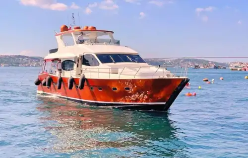 Private Tours for up to 36 People with a 26-Meter Luxury Motor Yacht in Bebek, Istanbul!