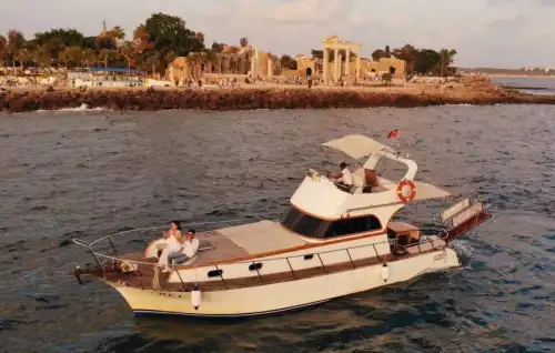 An Unforgettable Day in the Middle of the Sea! Luxury Yacht in Side