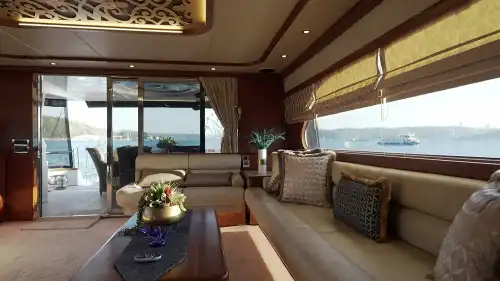 Göcek'te 27 Metrelik Lüks Motor Yat ile Unutulmaz VIP Deniz Tatili