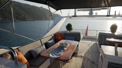 Göcek'te 27 Metrelik Lüks Motor Yat ile Unutulmaz VIP Deniz Tatili