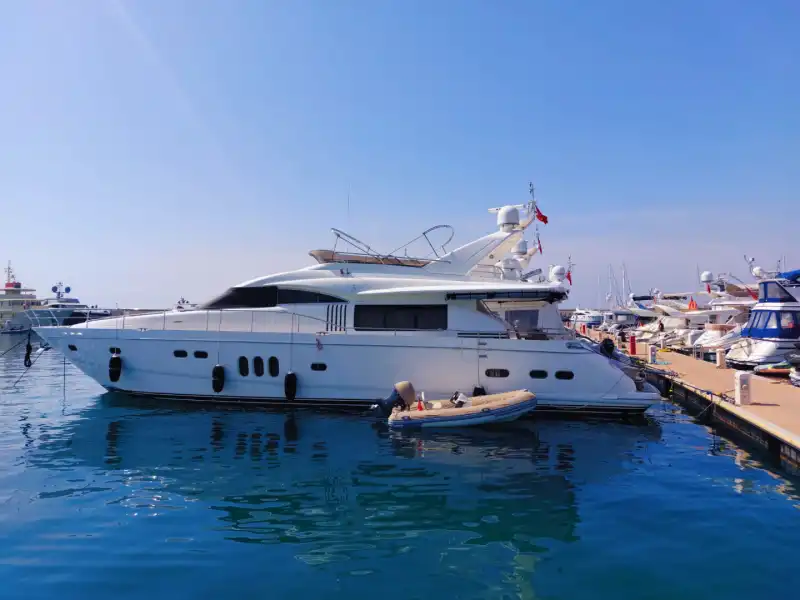 Elegant and Modern Princess Motor Yacht for Special Events in Bodrum