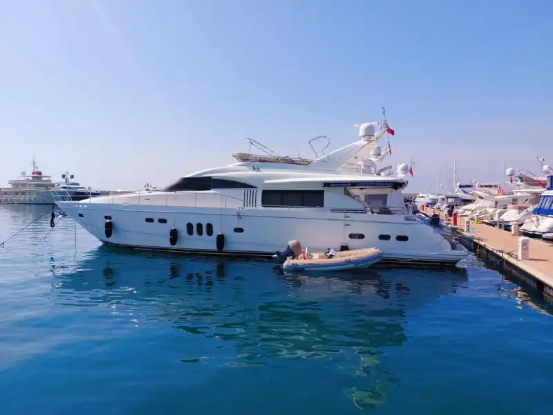Elegant and Modern Princess Motor Yacht for Special Events in Bodrum