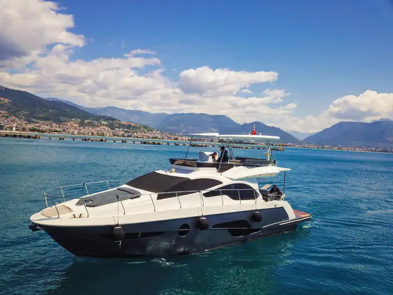 Luxury Vacation in Alanya: 4-Cabin, 8-Person Motor Yacht