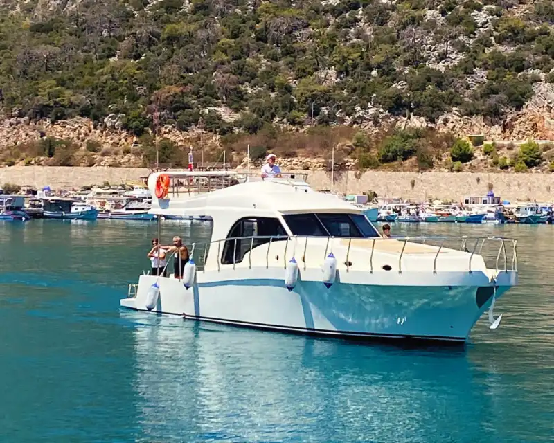 Comfortable and Fun Blue Cruise on a Custom-Made Boat Departing from Antalya