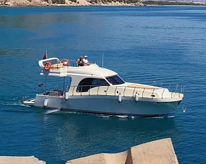 Comfortable and Fun Blue Cruise on a Custom-Made Boat Departing from Antalya