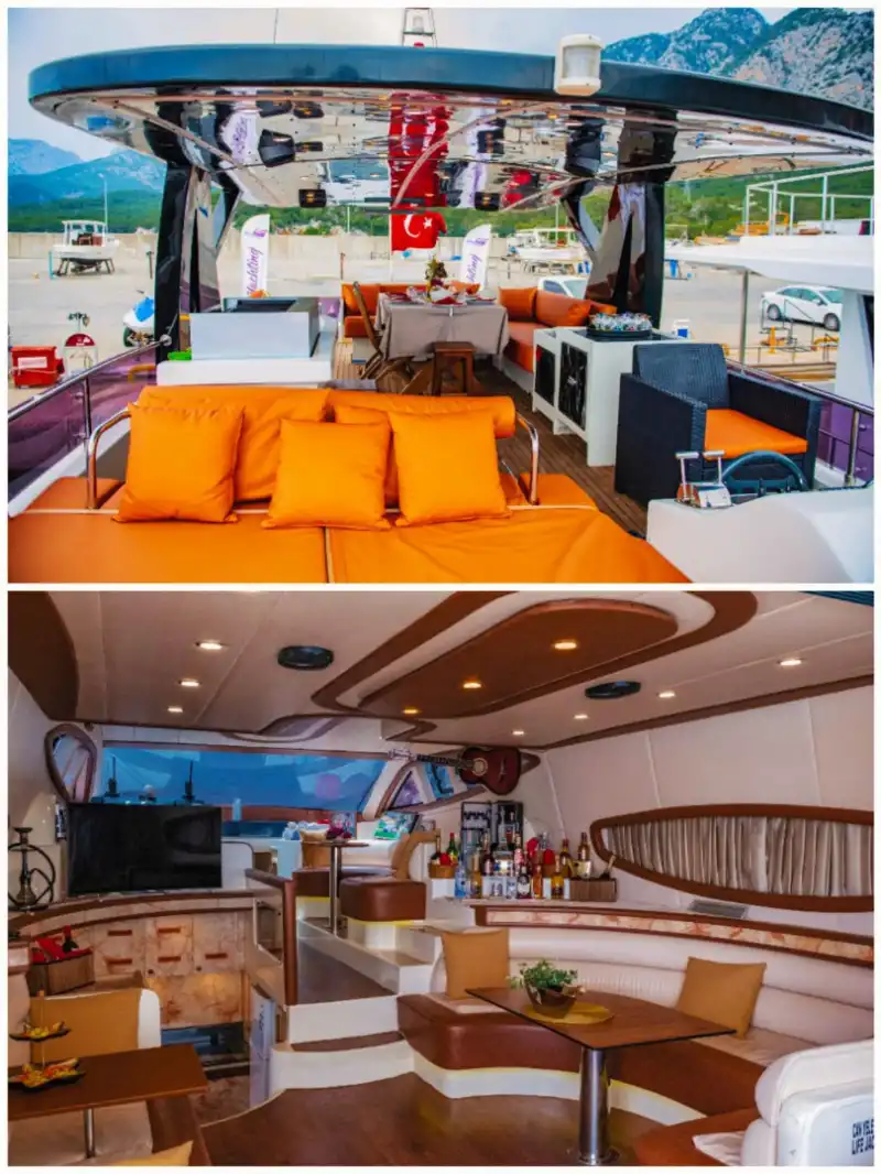 Antalya Ferretti Marka 21 Metre Lüks Motoryat ile Konforlu Eşsiz Deneyim