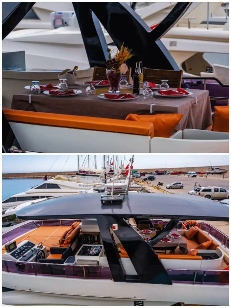 Antalya Ferretti Marka 21 Metre Lüks Motoryat ile Konforlu Eşsiz Deneyim
