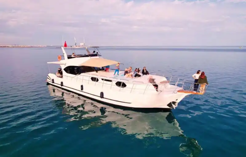 Private Day Cruise in Antalya: Comfortable Journey on the Mediterranean for Up to 24 Guests