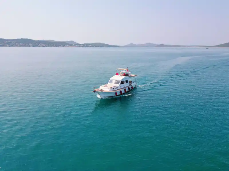 Day & Hourly Boat Trips in Ayvalık’s Stunning Waters on an 11-Meter Private Yacht