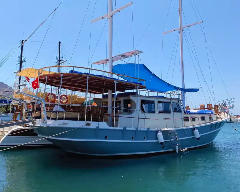 Explore the Turkish Riviera on a Private Yacht with a 24-Person Capacity in Bodrum