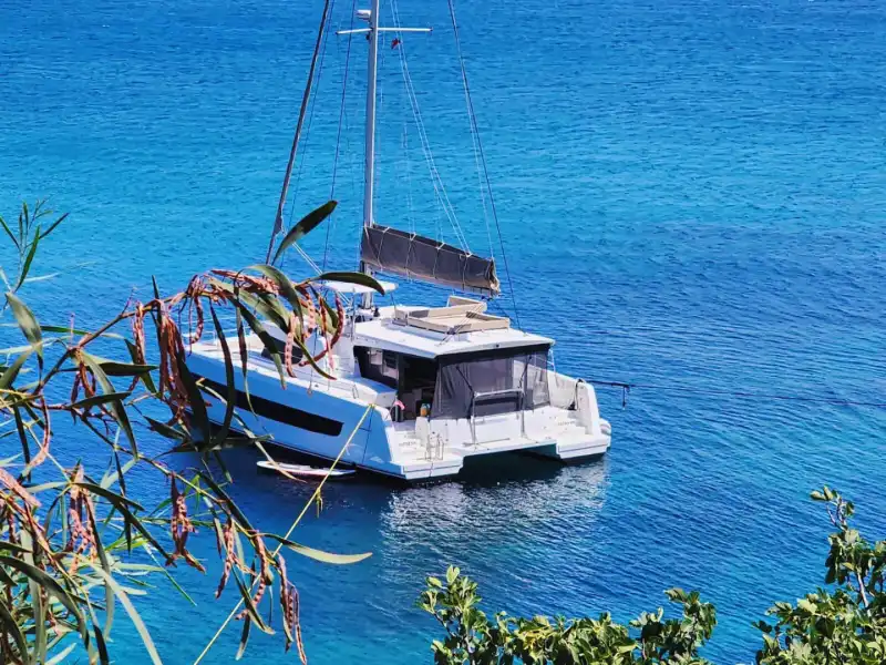 Luxury Overnight Blue Cruise on a 14-Meter Bali Catamaran in Bodrum