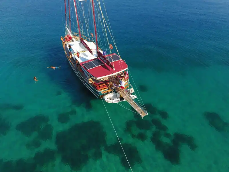 Discover Unique Experiences on the Deep Blue Waters with a 21-Meter Comfortable Gulet in Kuşadası