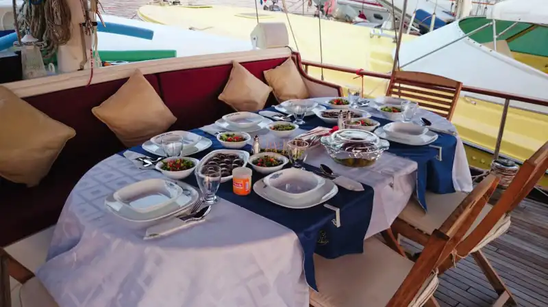 Discover Unique Experiences on the Deep Blue Waters with a 21-Meter Comfortable Gulet in Kuşadası
