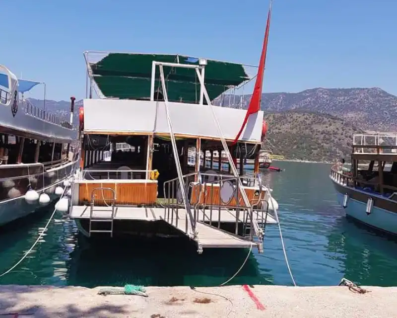 100-Person Custom-Built Event Boat Departing from Demre