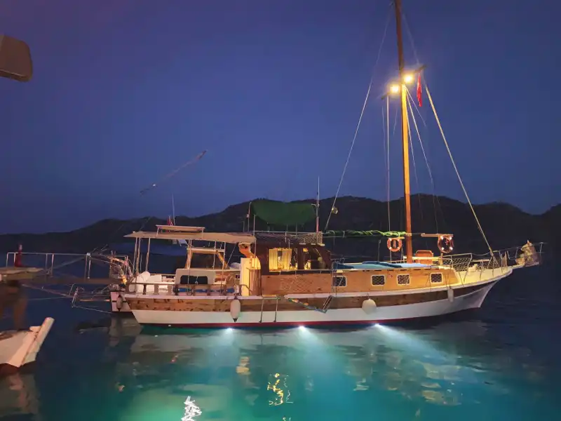 Дневной или ночной круиз на 3-каютной гулете в теплых водах Демре