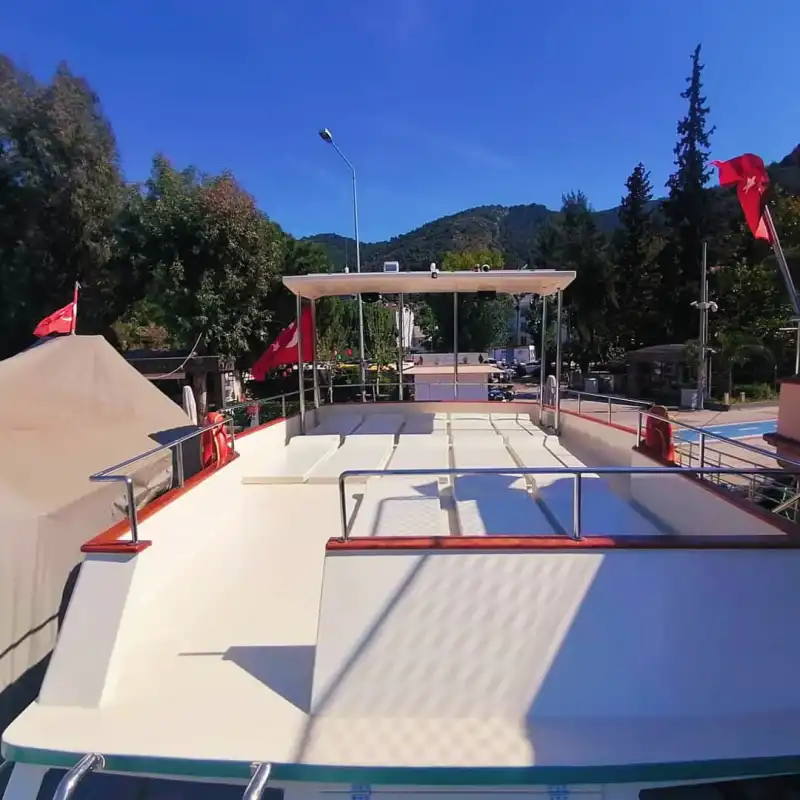 Explore Fethiye’s Bays on a Spacious 25-Person Boat