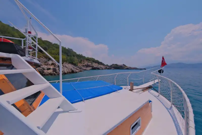 Music, Sun & Sea: Enjoy a 12-Person Boat Trip in Fethiye