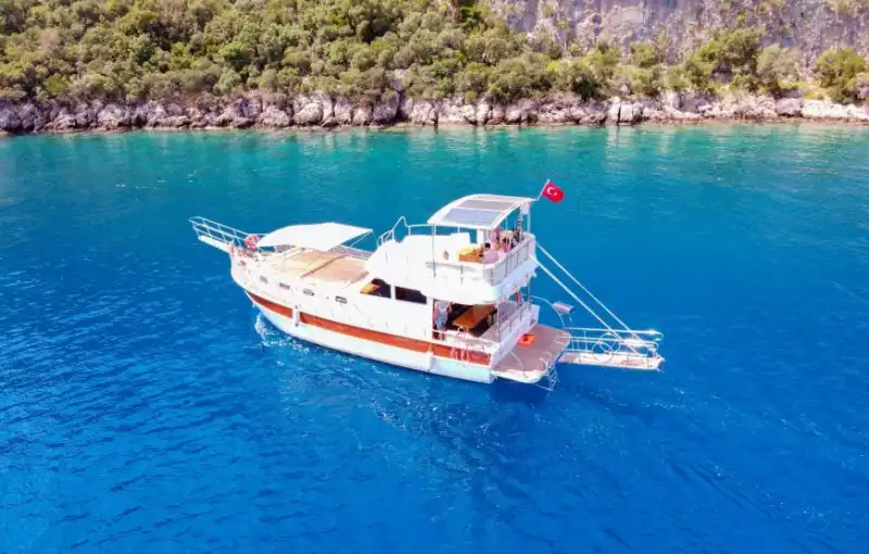 12-Meter Private Boat for Hourly or Daily Rental in Fethiye