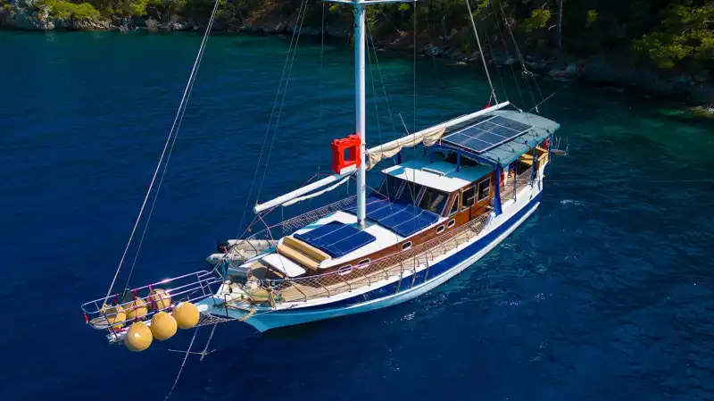 Аренда яхты с ночёвкой в Гёджеке (до 6 гостей) | Маршрут «12 островов», топливо включено