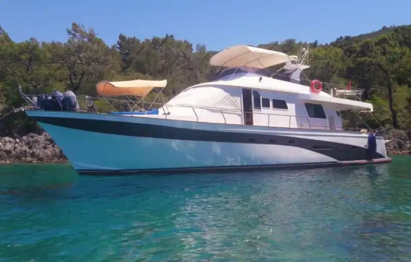 19-Meter Luxury and Comfortable Motor Yacht in Fethiye’s Turquoise Waters