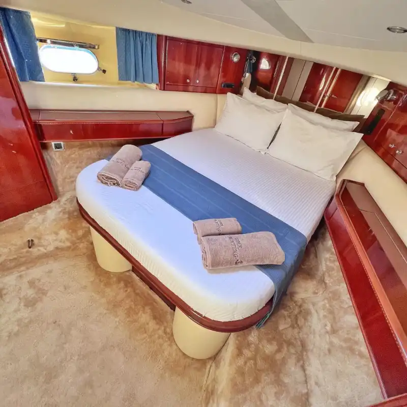 Princess 60 Motor Yacht Charter in Göcek | 3 Cabins, 6 Guests, Overnight Cruise