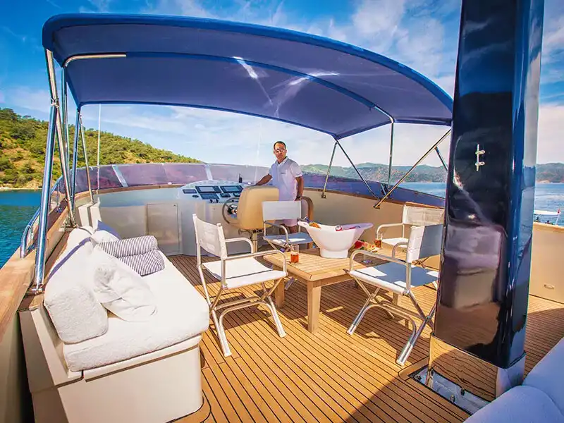 Explore Göcek’s Turquoise Waters with a 4-Cabin Trawler