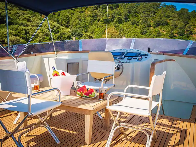 Explore Göcek’s Turquoise Waters with a 4-Cabin Trawler